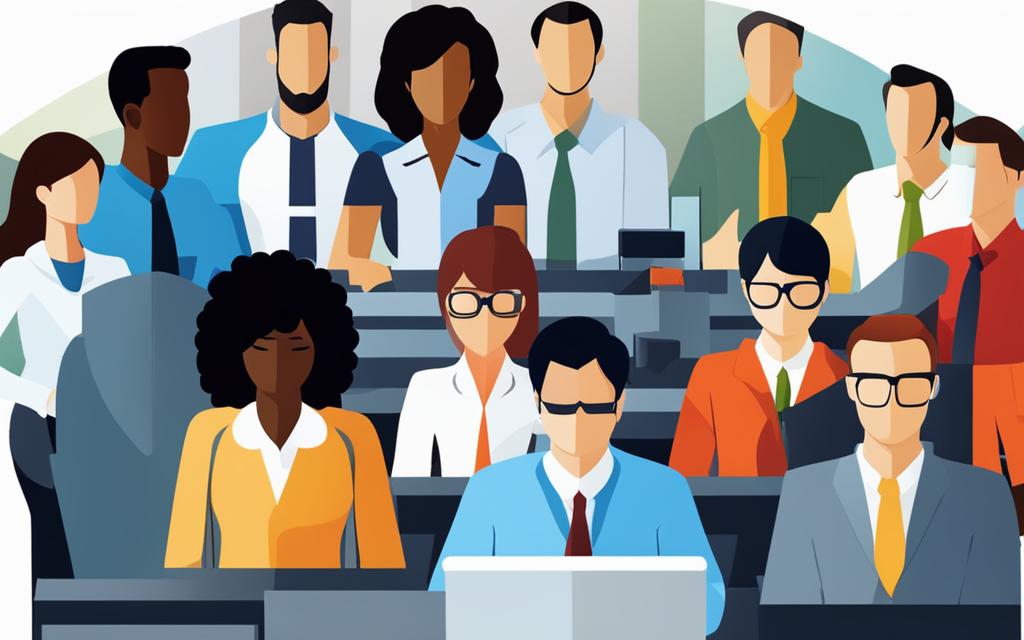 equipe de projeto de TI bem liderada