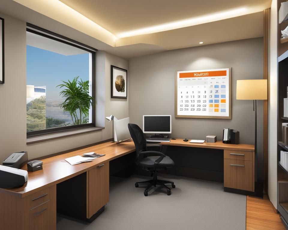 recepcionista eficaz organizado