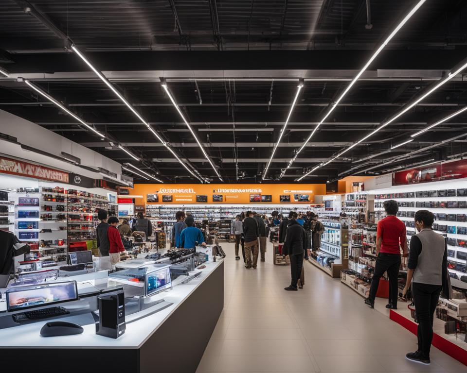 Reposição de Loja de Eletrônicos